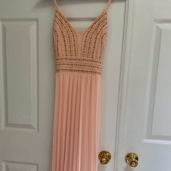 Lulus Pink Pleated Dress - Picture 4 of 5